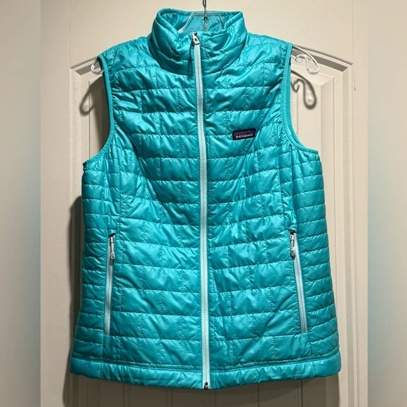 Patagonia Nano Puff RARE sea foam green Vest - Picture 1 of 8